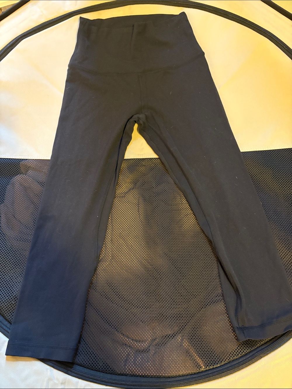 lululemon athletica Black High-Waist Capris